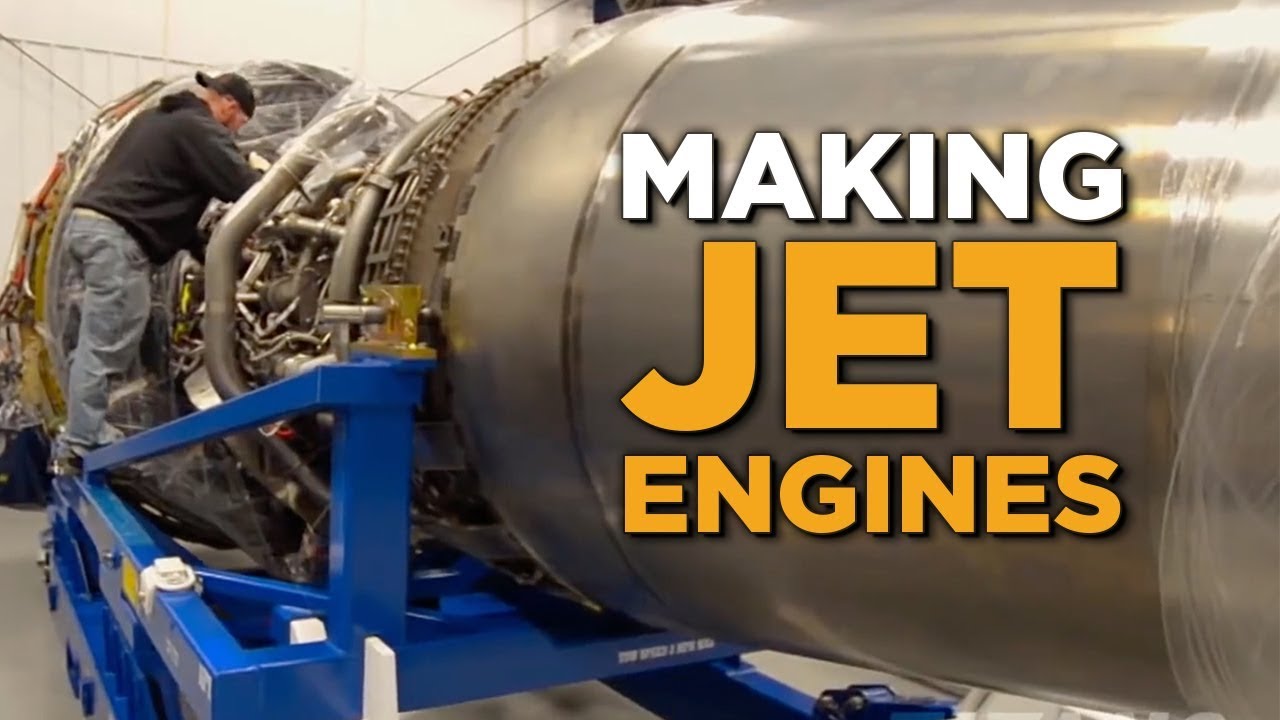 90,000 HORSEPOWER Jet Engines Made With CNC Machined Parts - YouTube