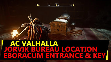 Jorvik Bureau AC Valhalla - Eboracum Bureau Entrance & Key Location - Codex Page & Hidden Ones Robes