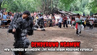 Genderuwo Ngamuk  New Turonggo Wisanggeni  Pasar Kebon Ngrayung Kutorejo Mojokerto 