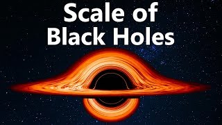 The Unbelievable Scale of Black Holes Visualized