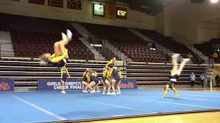 State runner-up Pewamo-Westphalia round 3 routine in MHSAA Division 4 Competitive Cheer Finals 2024