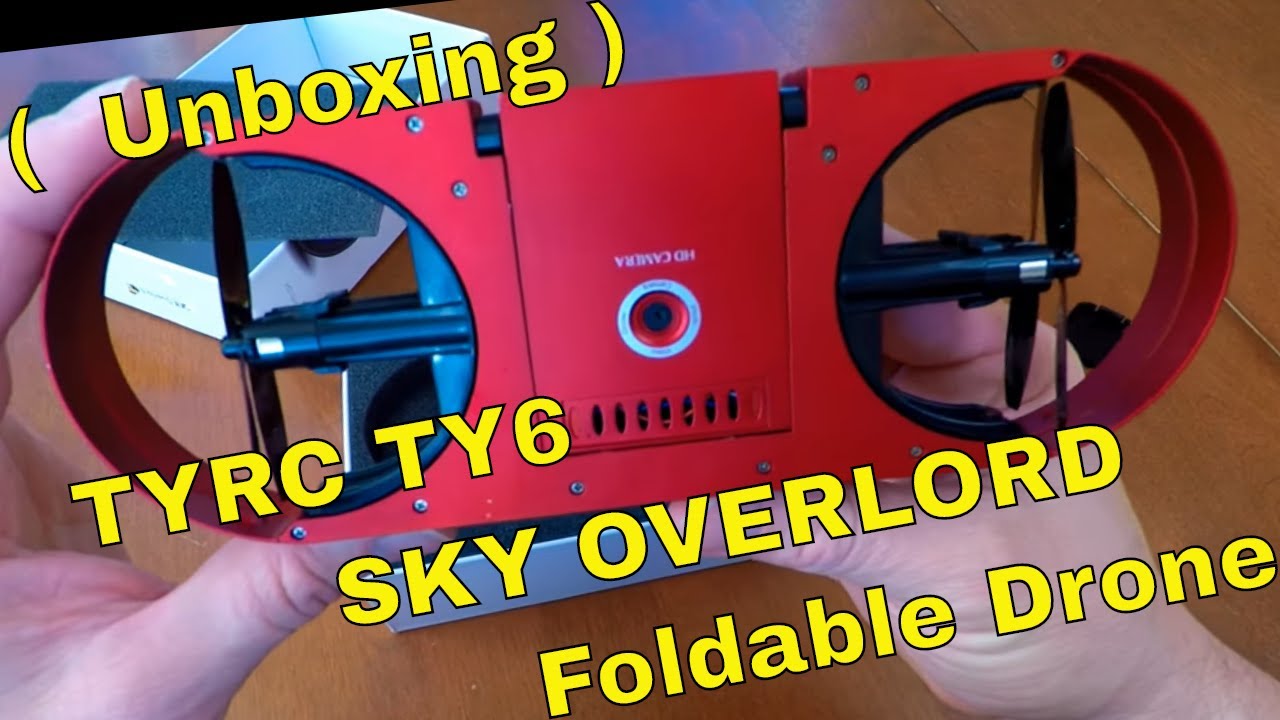 bebop jazz TYRC TY6 Sky Overlord Foldable RC Drone - Unboxing