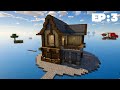 I made an ULTIMATE Survival Base in Minecraft Skyblock.|From Dirt to Empire|.EP:3[Malayalam]