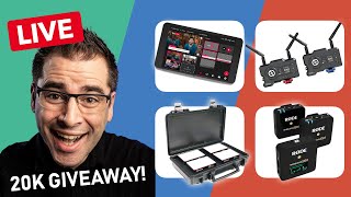 LIVE Q&A and a 20K GIVEAWAY!