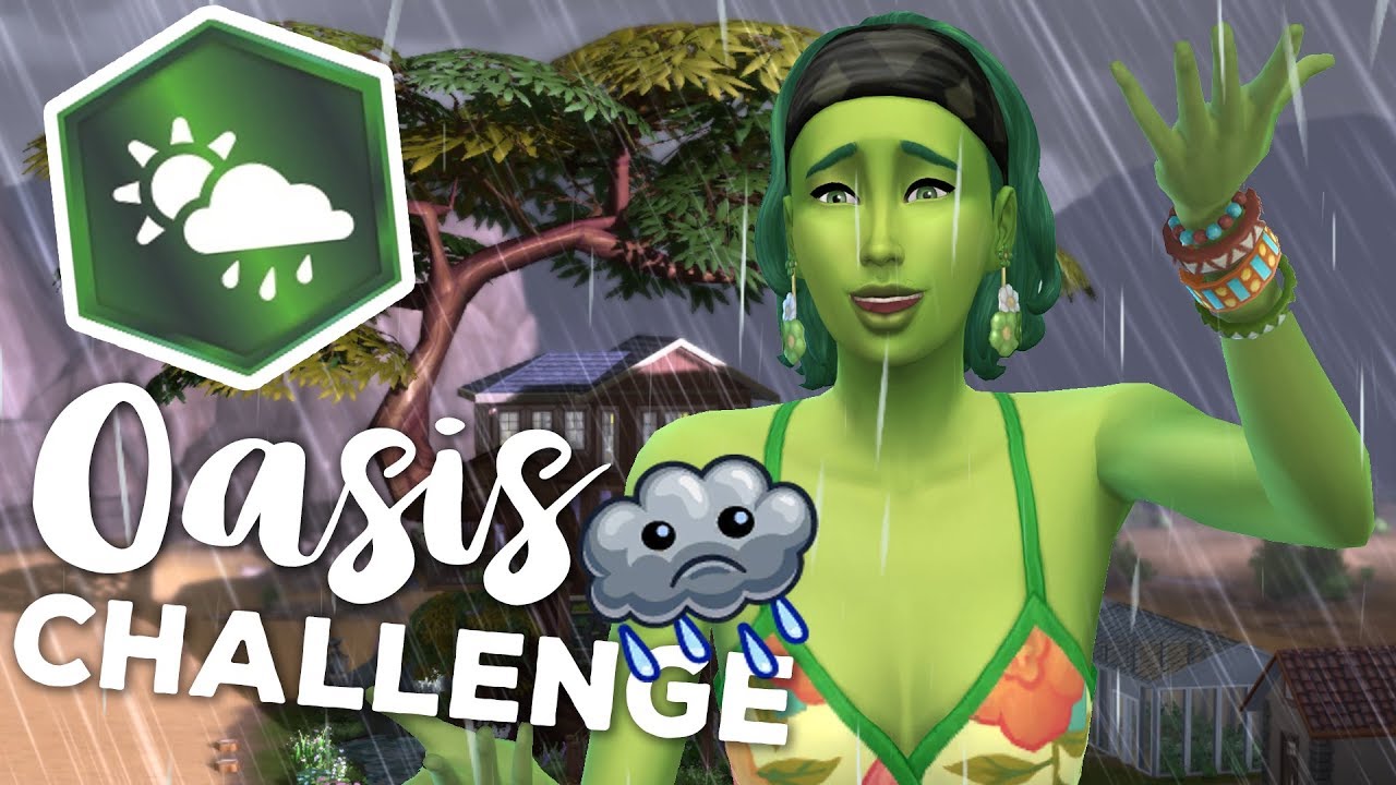 A Flash Thunderstorm in the Desert!! 🌷🌞 SIMS 4 SEASONS • OASIS