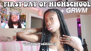 GRWM FIRST DAY OF HIGHSCHOOL VLOG(FRESHMAN)2021