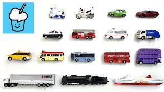 Public Street Vehicles Collection Tomica Truck Steam Train Ship