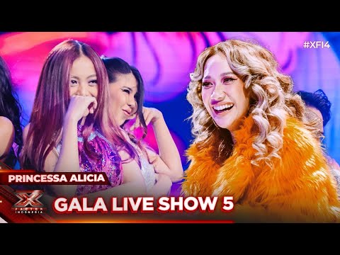 Princessa Alicia  - Nemen (Gilga Sahid) - Gala Live Show 5 - X Factor Indonesia 2024