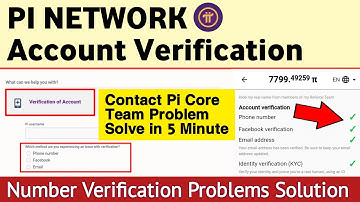 Pi Network Account Verification Problems (Phone Number, Email, Facebook) Solve in 5 Minute