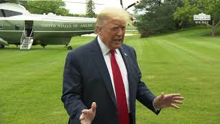 05/14/20: President Trump Delivers Remarks Upon Departure