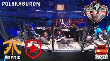 Gambit vs Fnatic | Map 1 (TRAIN) | PGL Major Kraków 2017 | Quarter-Final | BO3 | 1080p60fps