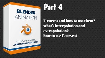 How to animate in Blender  | F-curves tutorial and  interpolation blender Animation tutorials