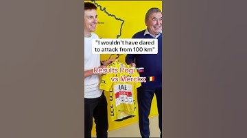 The GOAT? Merckx vs Pogacar results here! #shorts