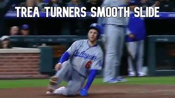 Trea Turners Very Smooth Slide - 9/21/2021