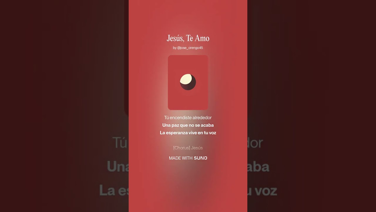 Jesús, Te Amo