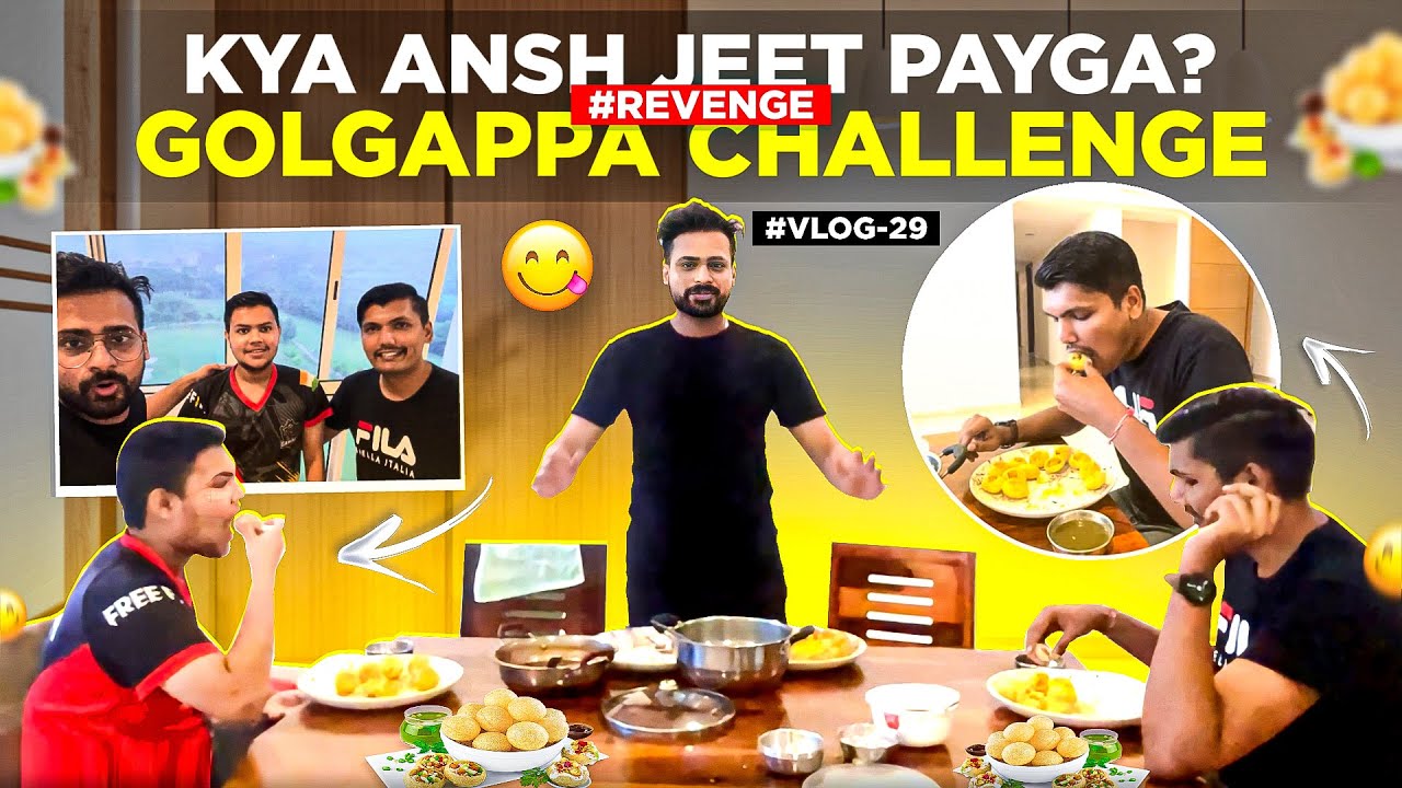 #VLOG 29- PANIPURI CHALLENGE || KON JEETEGA ??? || TG-FOZYAJAY