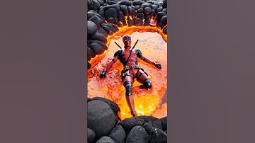 Will Deadpool survive Lava? Can Lava kill him? #deadpool #marvel #avengers #ai #spiderman