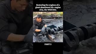 restoration of ship abandoned six engine #automobile #reparing #restoration #restored #beforeafter