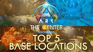 TOP 5 PVP BASE LOCATIONS FOR THE CENTER Ark Survival Ascended