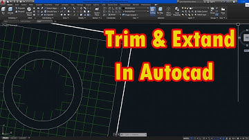 How to trim and extend lines in autocad | autocad trim and extend