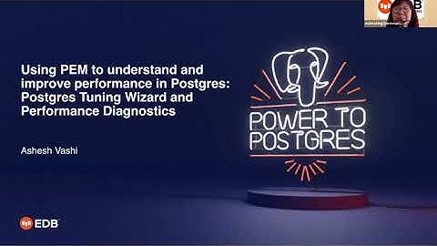 Improving Performance in Postgres - Using the Postgres Tuning Wizard in PEM