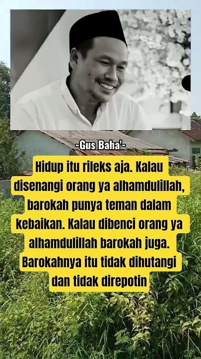 Rileks aja, diambil hikmahnya. #gusbaha #dakwah #islam
