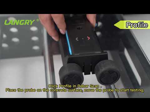 Langry Operate Video Of Rebar Scanner LR G150