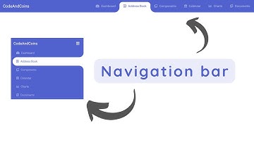 How to create Navigation Bar in HTML and CSS