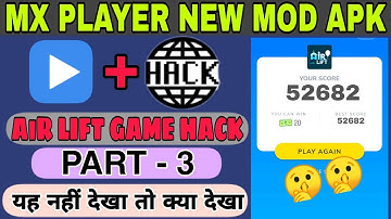 Mx Player Air lift New Game hack trick🔥 || Mx player Mod apk || Air lift Game New Bug trick