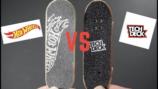 Tech Deck VS Hotwheels (sesh)