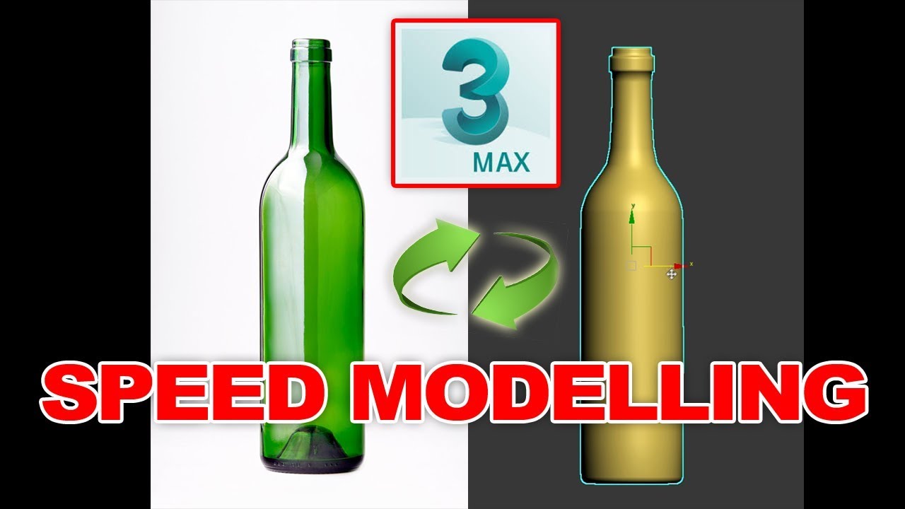 How to Make Bottle in 3DS MAX - Speed Modelling - YouTube