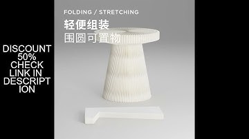 Folding Scholar Exhibition Display Stand, Paper Folding table, Island Display Rack, Creative Assembl