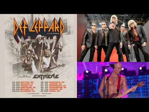 DEF LEPPARD European tour 2026 w/ EXTREME - details and dates!