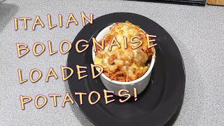 Italian Bolognaise Stuffed Potatoes  Cook with K.P SE24 EP23