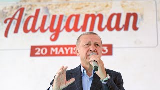 Cumhurbaşkanı Erdoğan, Adıyaman’da vatandaşlara hitap ediyor