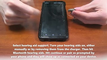 Signia - How to connect hearing aids to an Android phone using Bluetooth