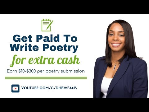 Get Paid To Write Poems Online: Earn $10-$300 Per Poetry Submission