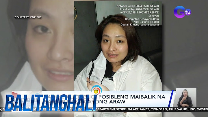 PAOCC - Alice Guo, posibleng maibalik na sa Pilipinas ngayong araw | Balitanghali
