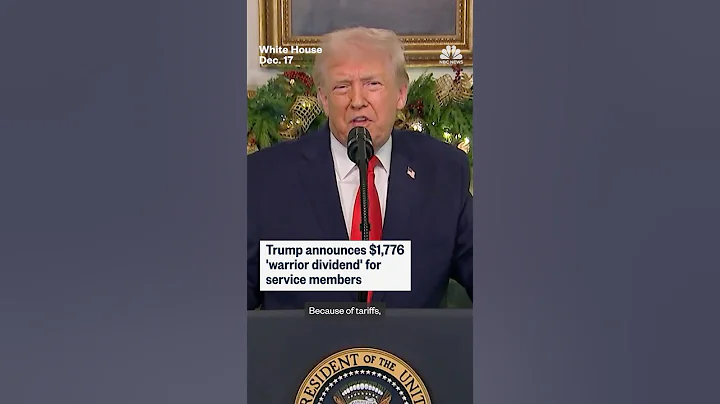 Trump announces $1,776 'warrior dividend' for service members