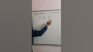 Higher Order Derivatives #shorts