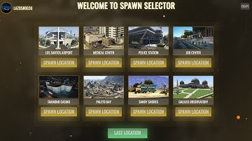 [ESX-QBCORE] Spawn Selector