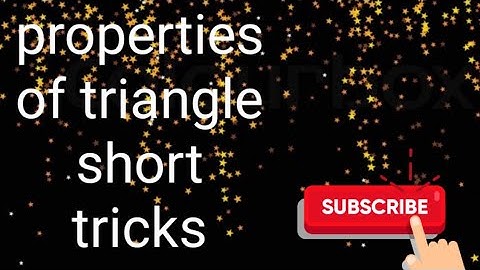 Eamcet properties of triangle important formulas