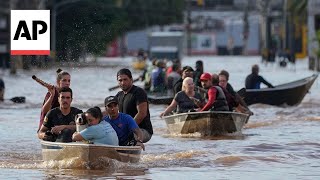 Floods in southern Brazil leave at least 90 dead, rescue efforts continue
