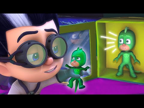 Romeo verwandelt Gecko in eine Action-Figur! ? PJ Masks Deutsch Pyjamahelden | Cartoons für Kinder