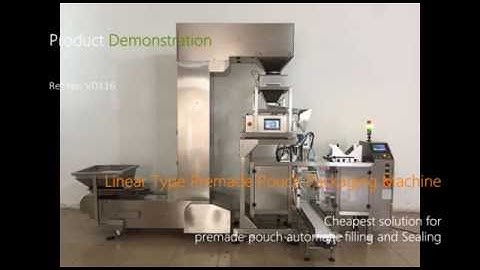 VD116 Linear Type Premade Pouch Packaging Machine +General Introduction
