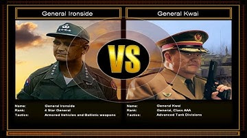 Shockwave Challenge Mode: General Ironside vs General Kwai