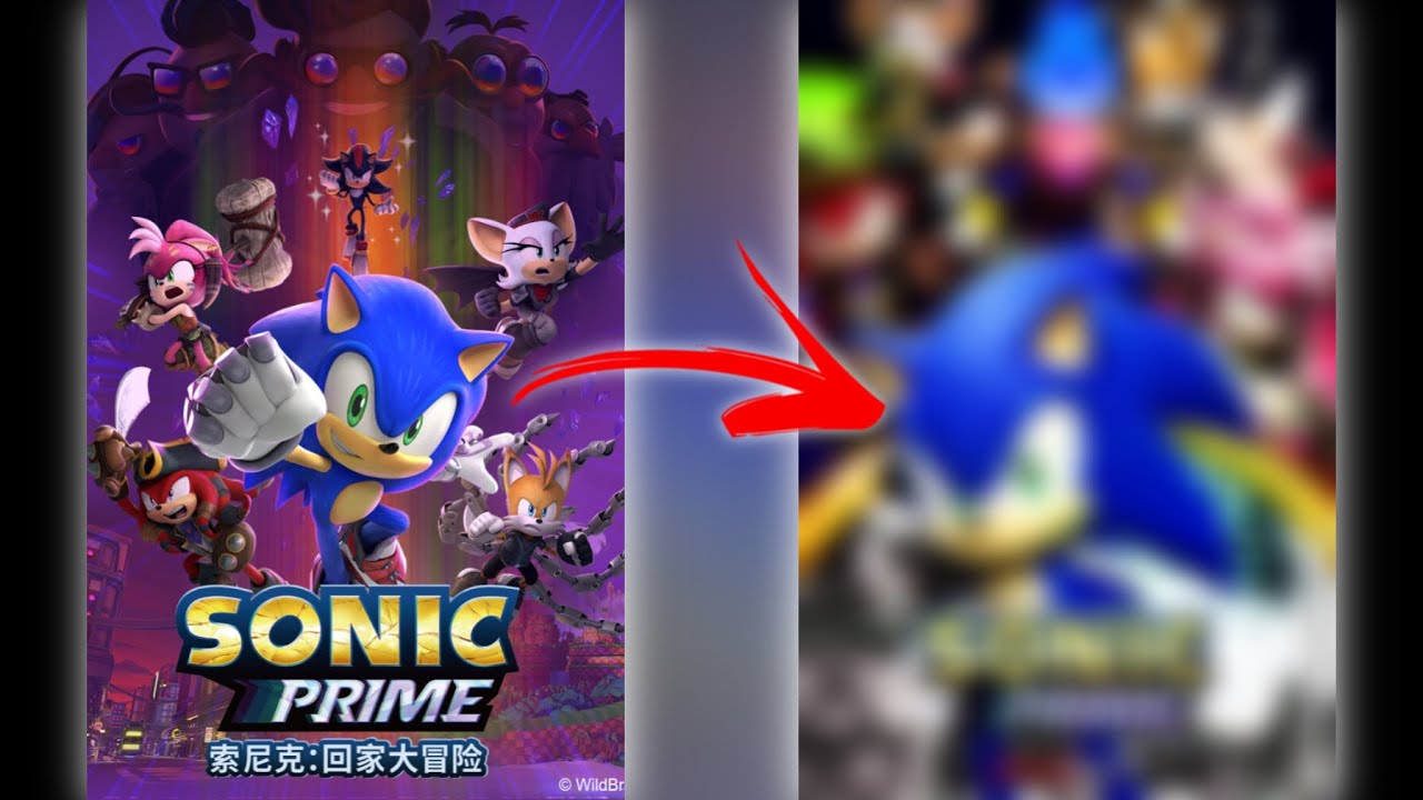 Sonic Prime Season 2 Netflix New Official Poster All Over Print