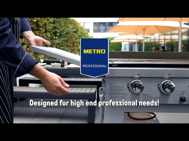 METRO Professional BBQ High End 4 Burners Foldable 