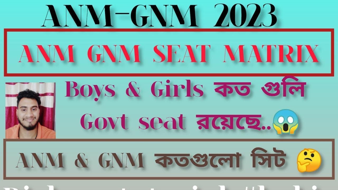 ANM GNM COUNSELING PROCESS|ANM GNM 2023 SEAT MATRIX|ANM GNM COUNSELING ...