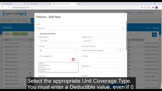 How to Add an Auto Liability Policy in FleetVIMS screenshot 2